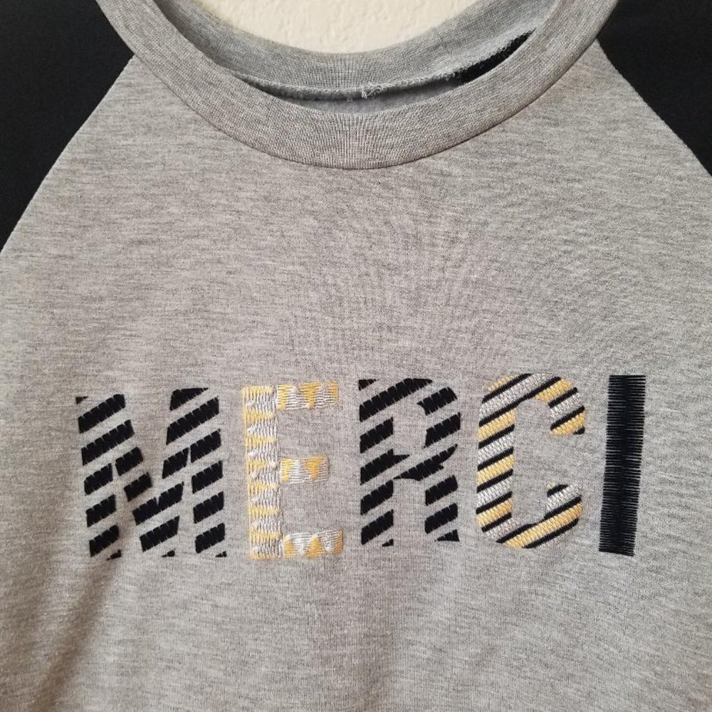 Color Block Merci Sweatshirt - Picture 2 of 3